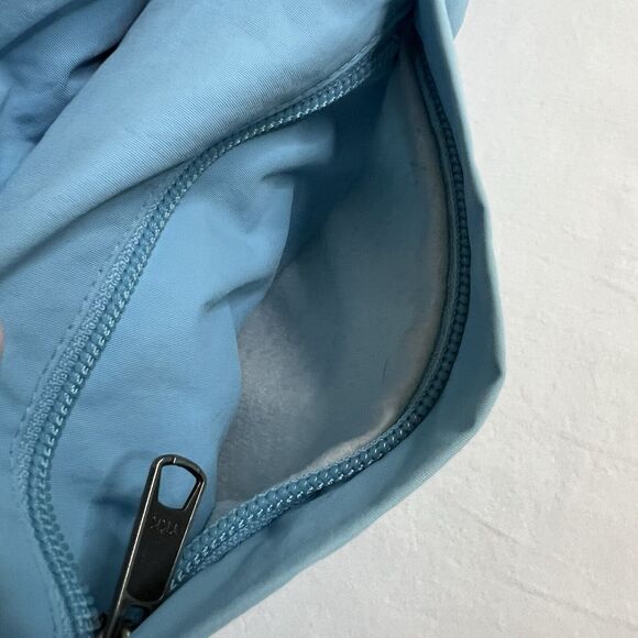 LL Bean Womens Ski‎ Jacket Fleece Reversible Coat Medium Blue Gorpcore Outdoors - Picture 16 of 16